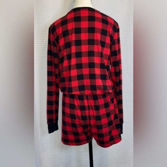 Women’s La Vie en Rose checks pyjamas romper size medium - Picture 9 of 12